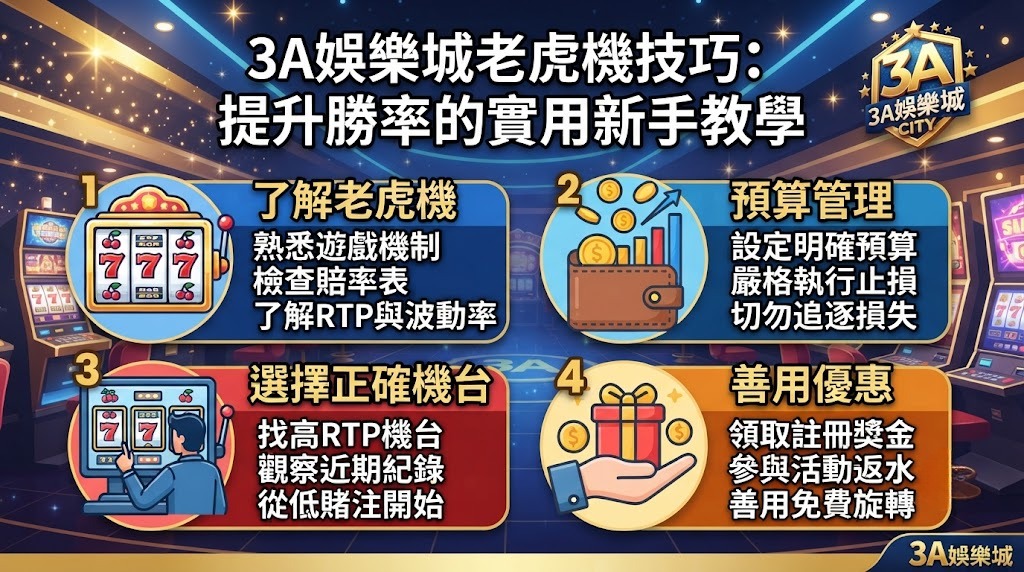 老虎機技巧提升勝率的實用新手教學